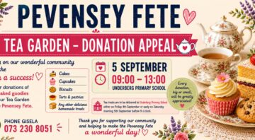 ✨ PEVENSEY FETE ✨ 🍵 TEA GARDEN – DONATION APPEAL 🍵