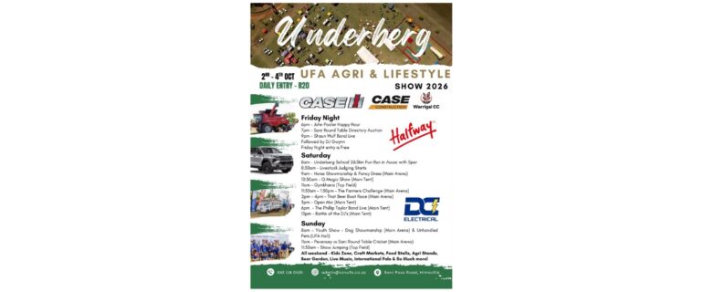 🌾🎉🐴🎶🍻 UNDERBERG UFA AGRI & LIFESTYLE SHOW 2026